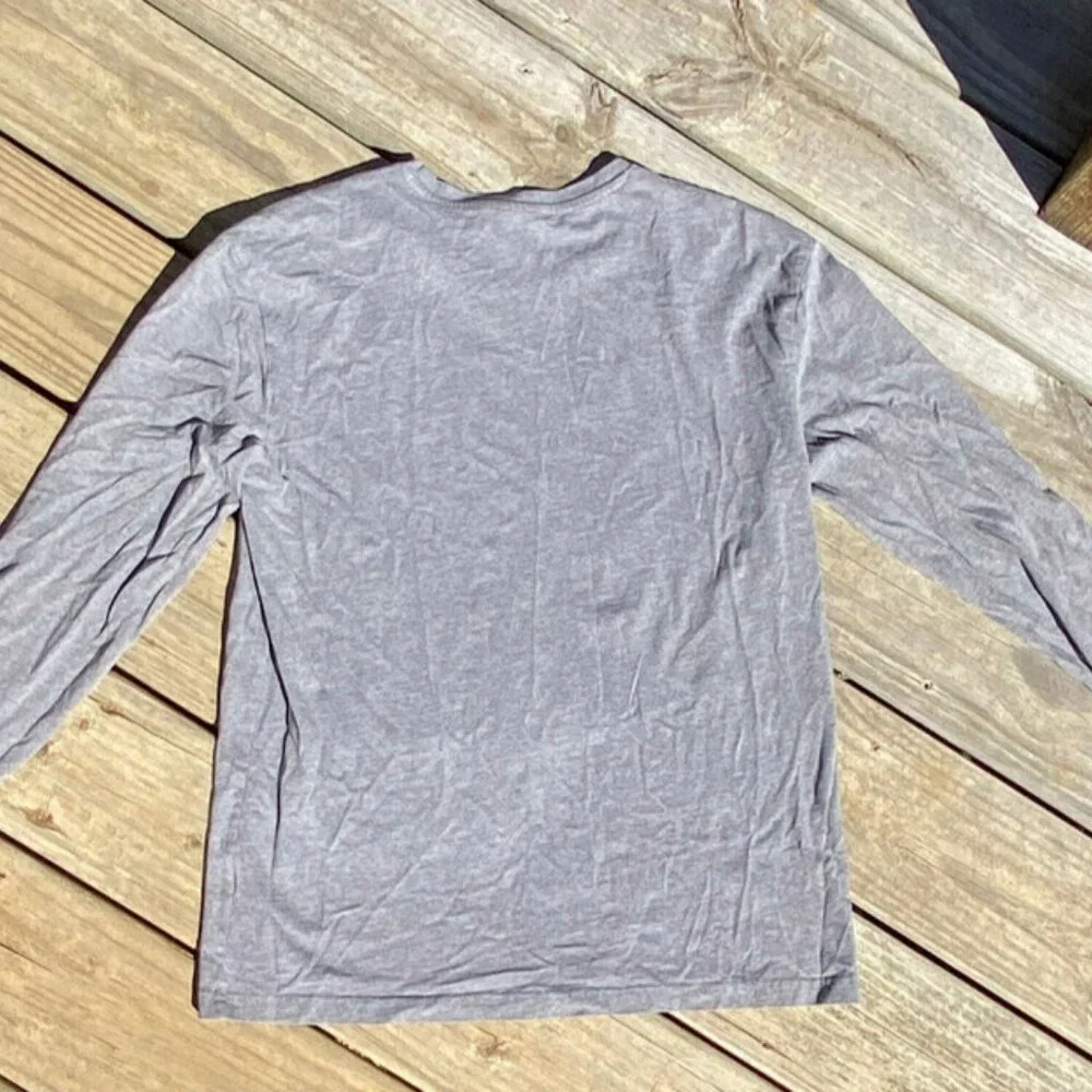U.S Polo Assn. Est 1890 Men's Long Sleeve T-Shirt Gray Graphic Size Small - Picture 2 of 10